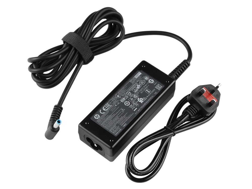 Genuine 45W HP 741727-001 HSTNN-W02C L6F60AA AC Adapter + Free Cord