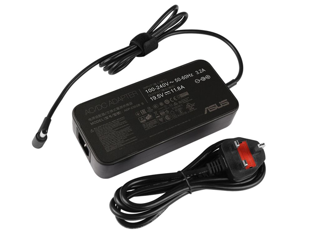 Original 19.5V 11.8A 230W Asus ADP-230GB B Adapter Charger + Free Cord